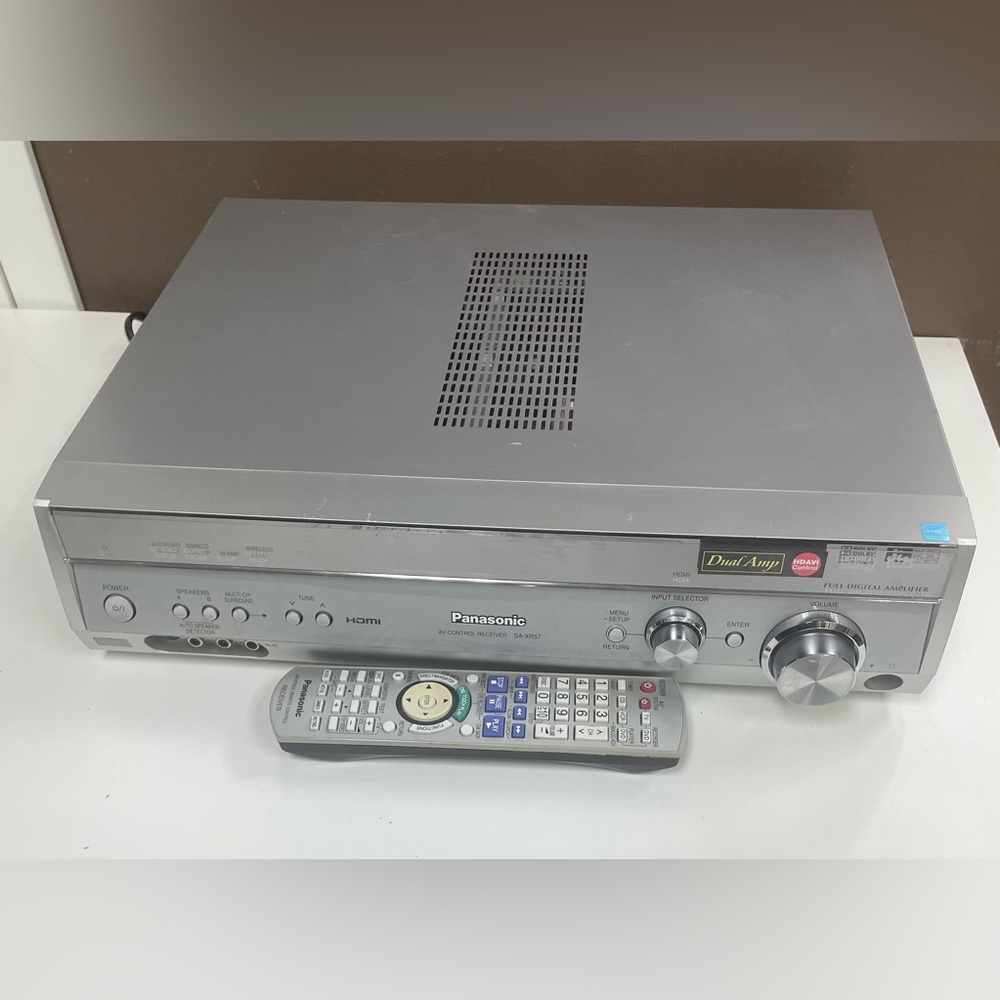 Panasonic Silver Audio System with Remote